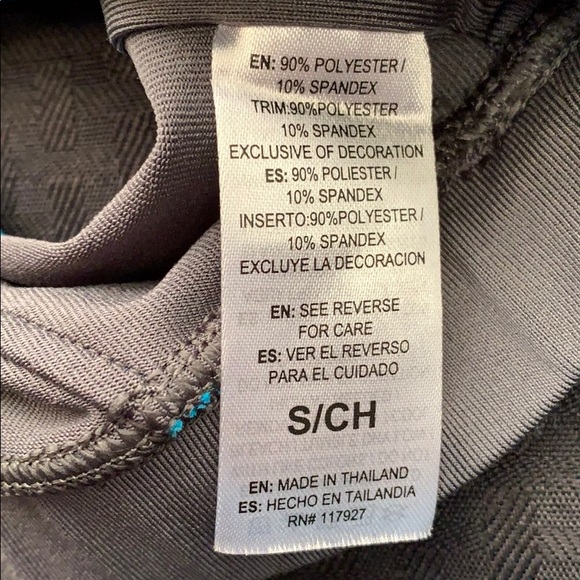 Reebok Grey & Blue Padded Sports Bra Size Small - Picture 4 of 4